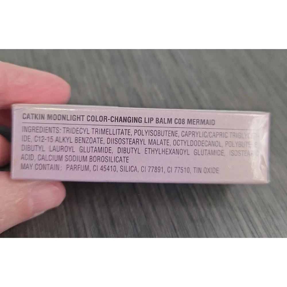 Catkin Moonlight Color-Changing Lip Balm C08-MERMAID, 0.12 oz NEW Sealed Box